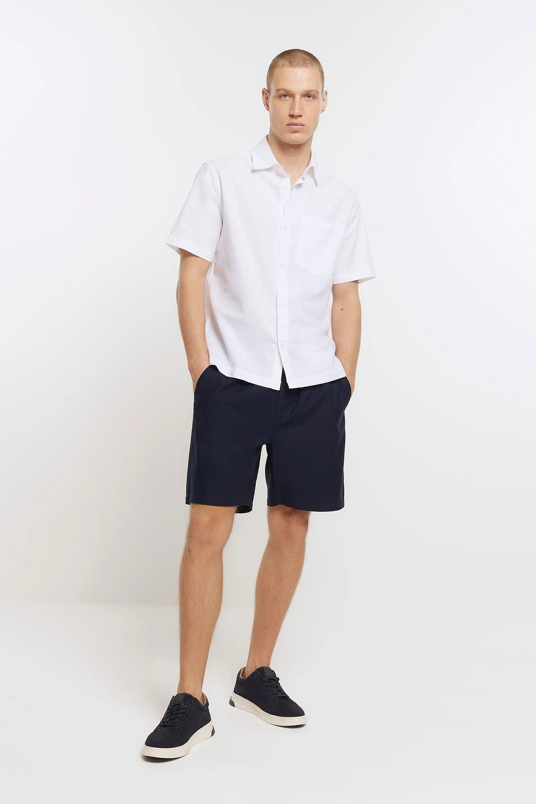 River Island - Camicia in lino
