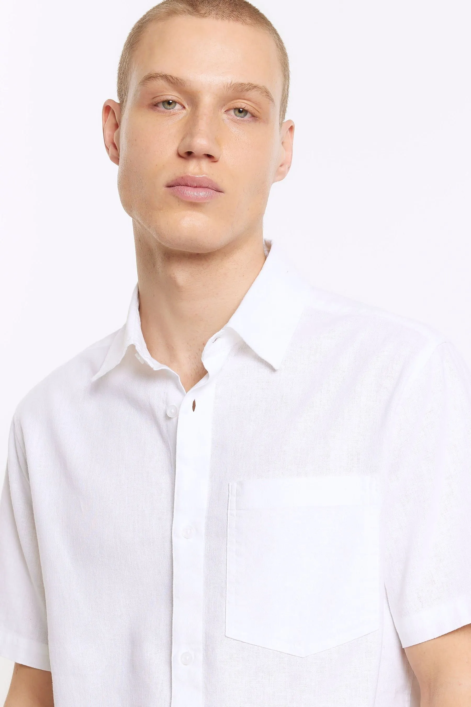River Island - Camicia in lino
