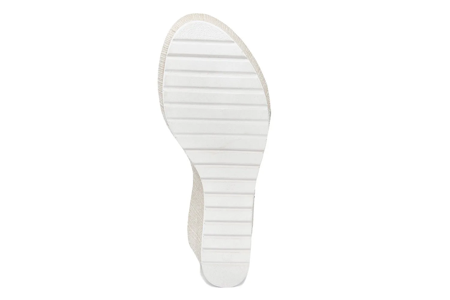 Sandalo con zeppa Donna colore Bianco