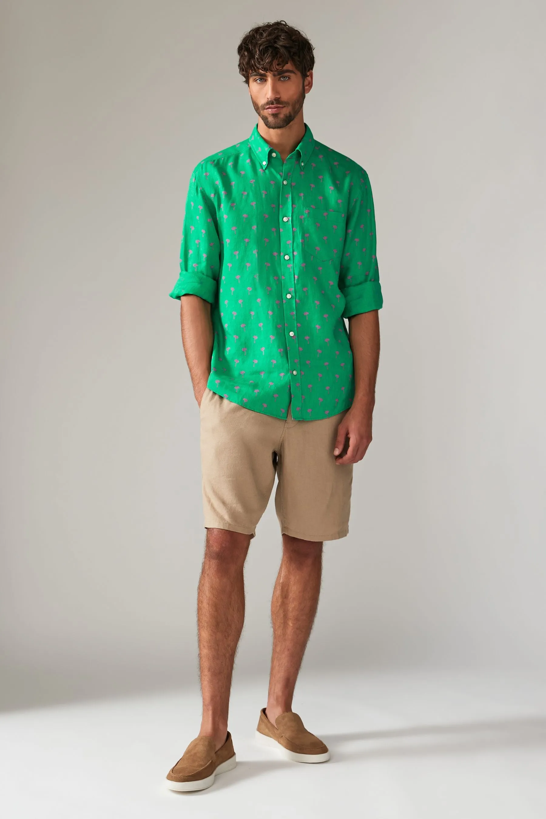 Signature - Camicia 100% lino in Manica lunga