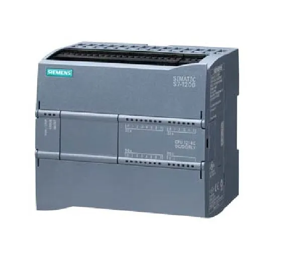 Simatic S7-1200, Cpu 1214C, Cpu Compatta, Dc/Dc/Relè, I/O Onboard: 14 Di Dc 24 V; 10 Do Relè 2A; 2 Ai 0-10V Dc - SIEMENS 6ES7214