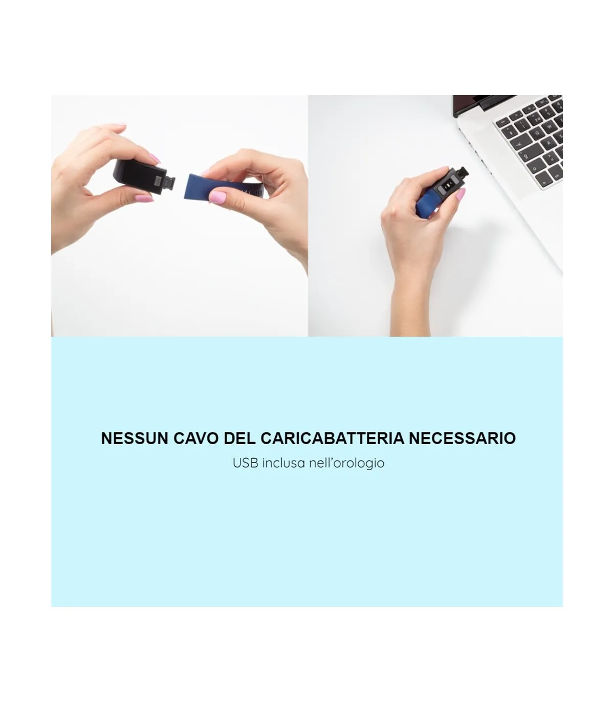 Smartband Calypso Festina K8500 Smartwatch Multifunzione Bianco/Celeste