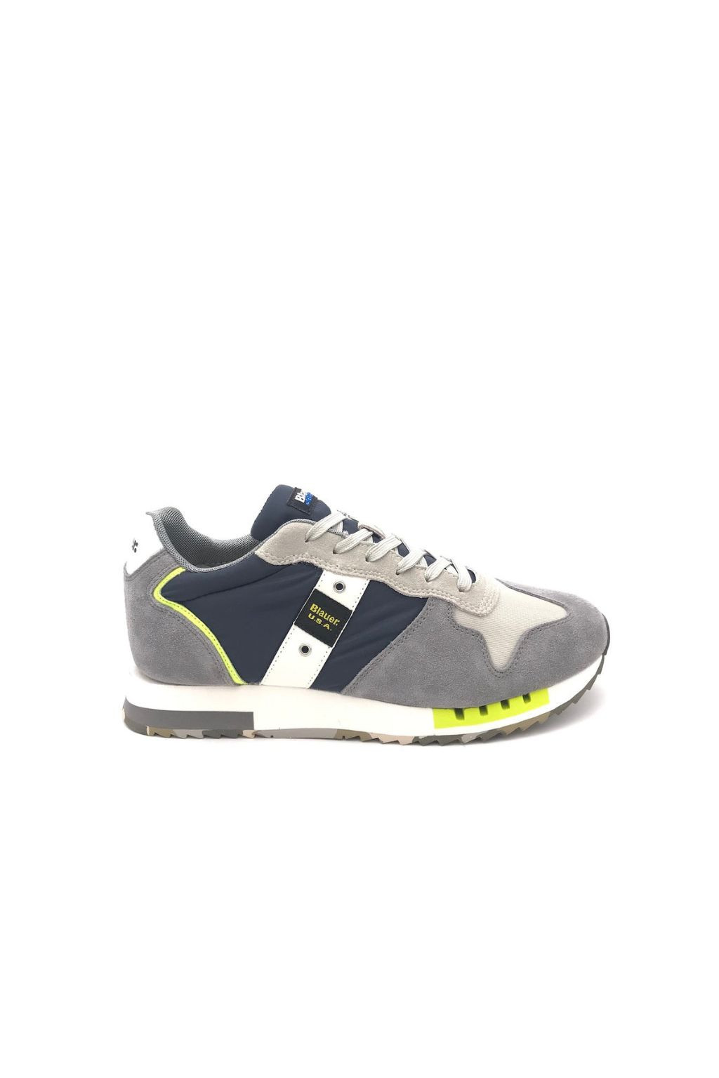 SNEAKERS UOMO BLU/GRIGIO QUEENS01 BLUBLAUER