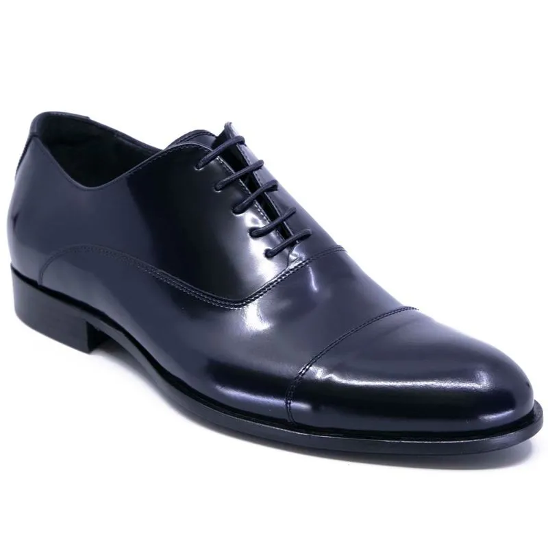 Stringata Spazzolato blu navy 