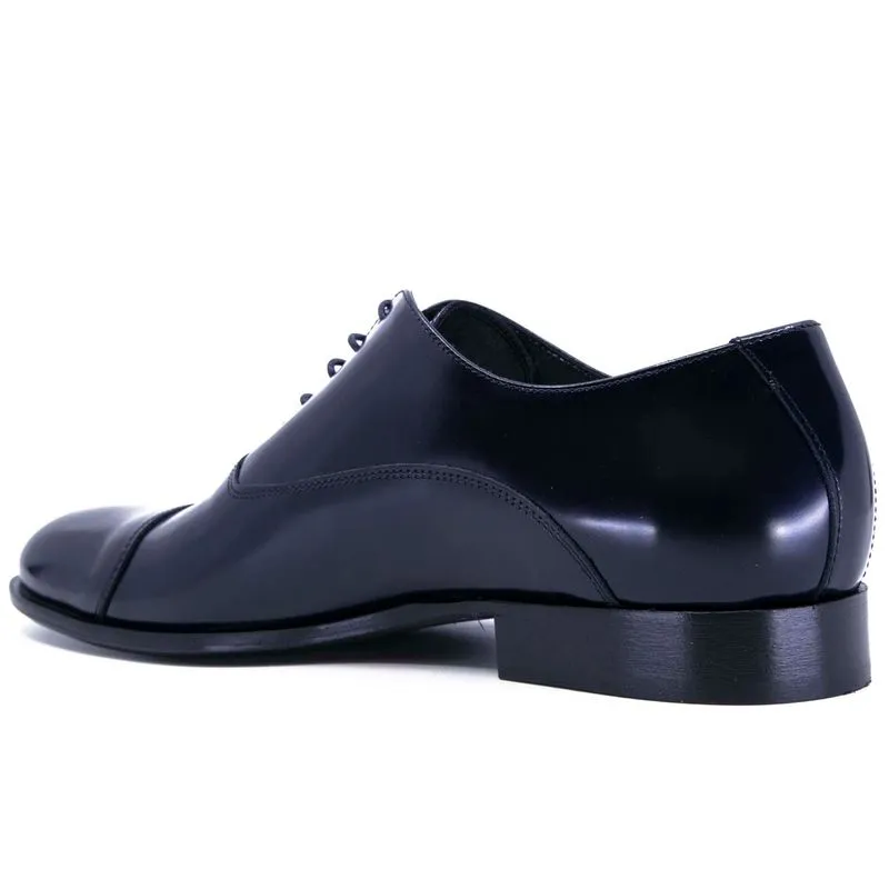 Stringata Spazzolato blu navy 