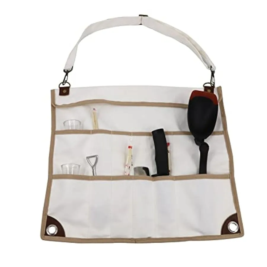 tacery Rotolo per Utensili – Borsa per Utensili da Campeggio Leggera – Borsa per Posate Set di Utensili da Cucina Organizer da V
