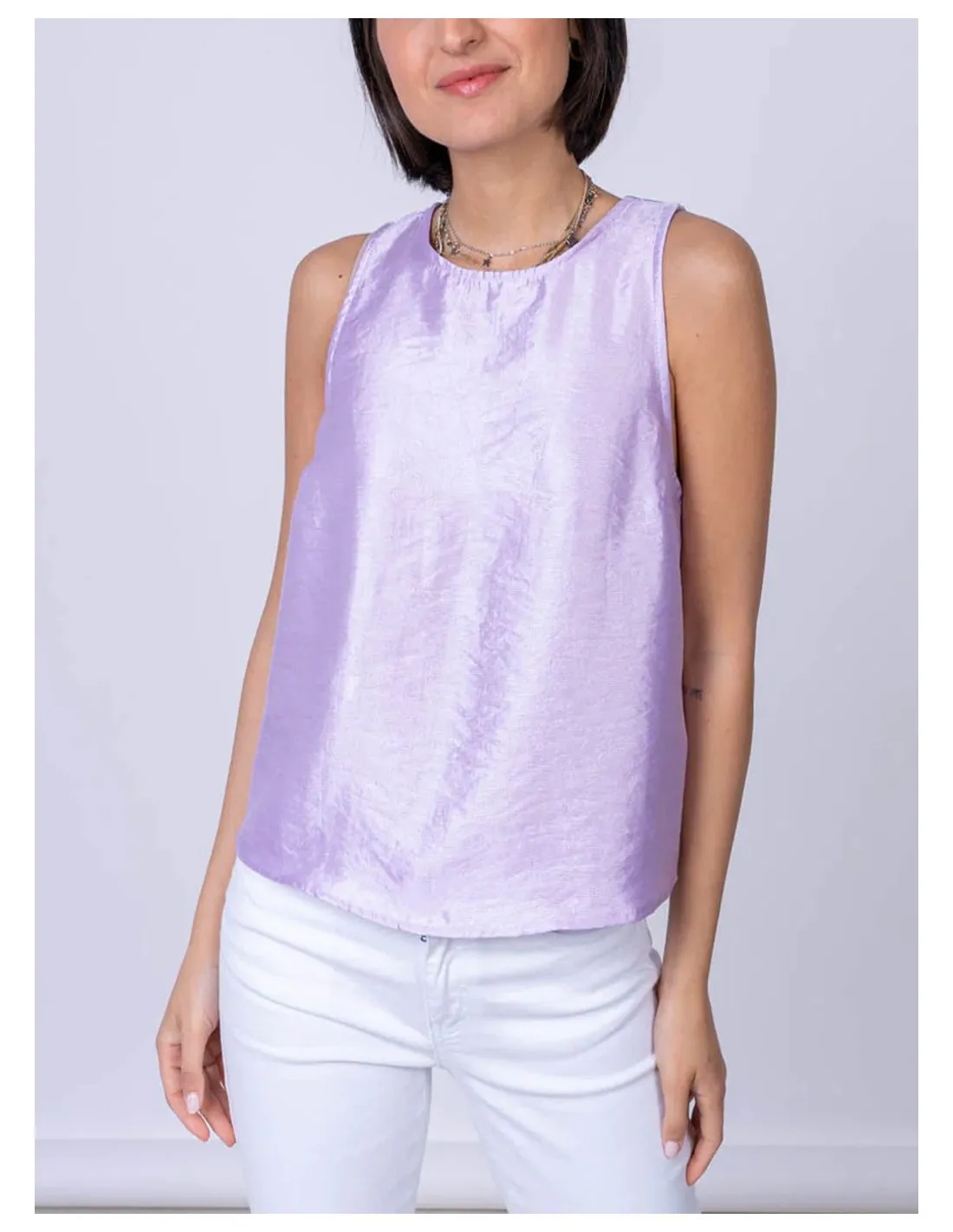 VERO MODA DONNA VMHALL SL TOP WVN CE