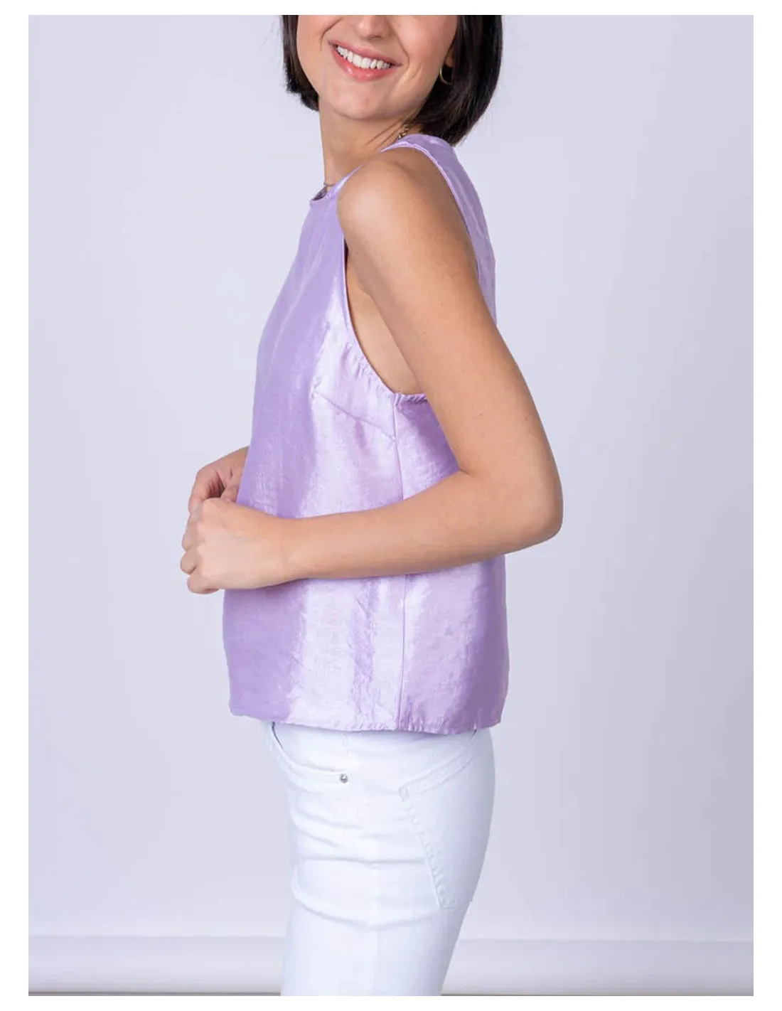 VERO MODA DONNA VMHALL SL TOP WVN CE