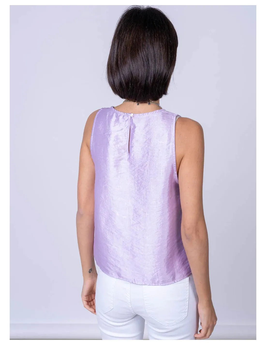 VERO MODA DONNA VMHALL SL TOP WVN CE