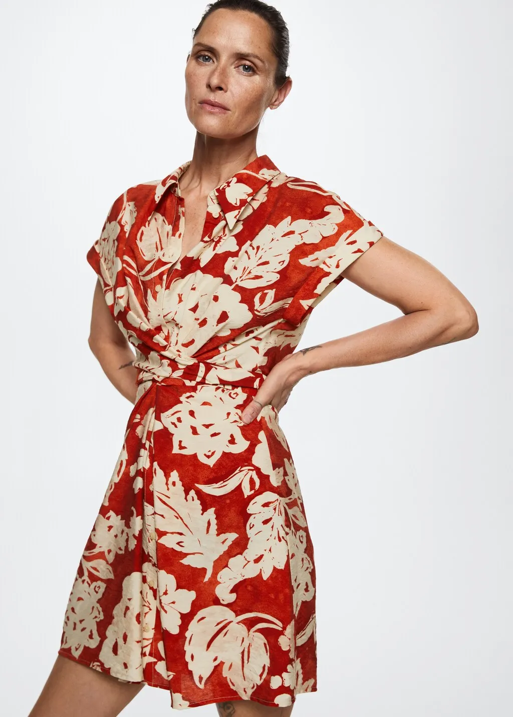 Vestito camicione fiori