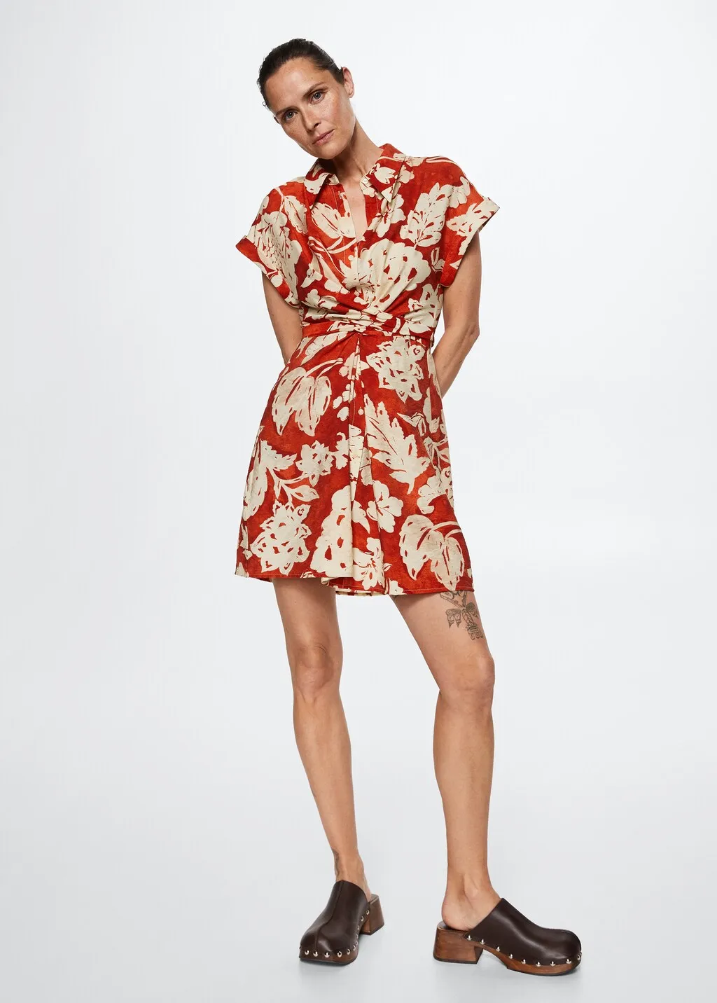 Vestito camicione fiori