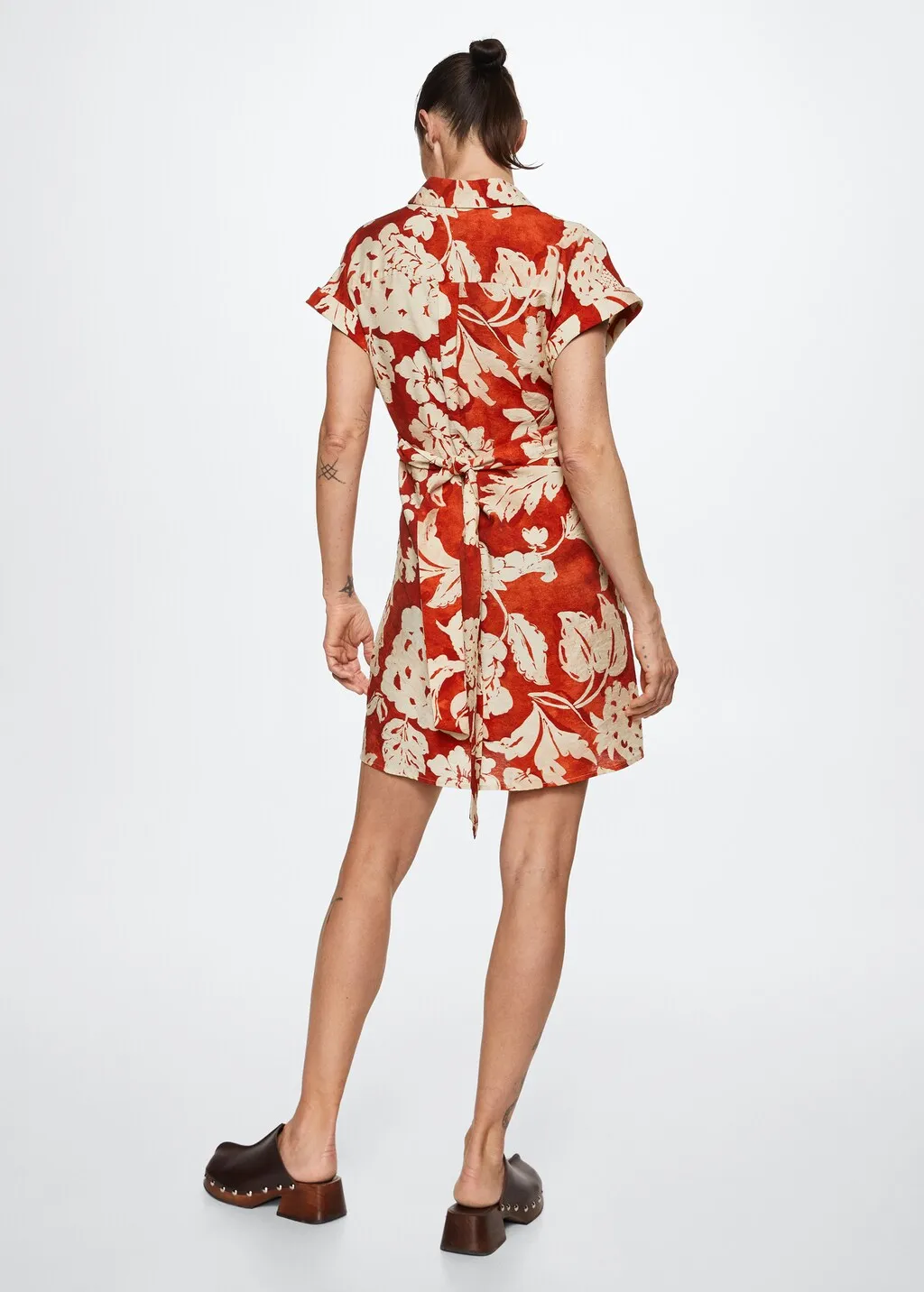 Vestito camicione fiori