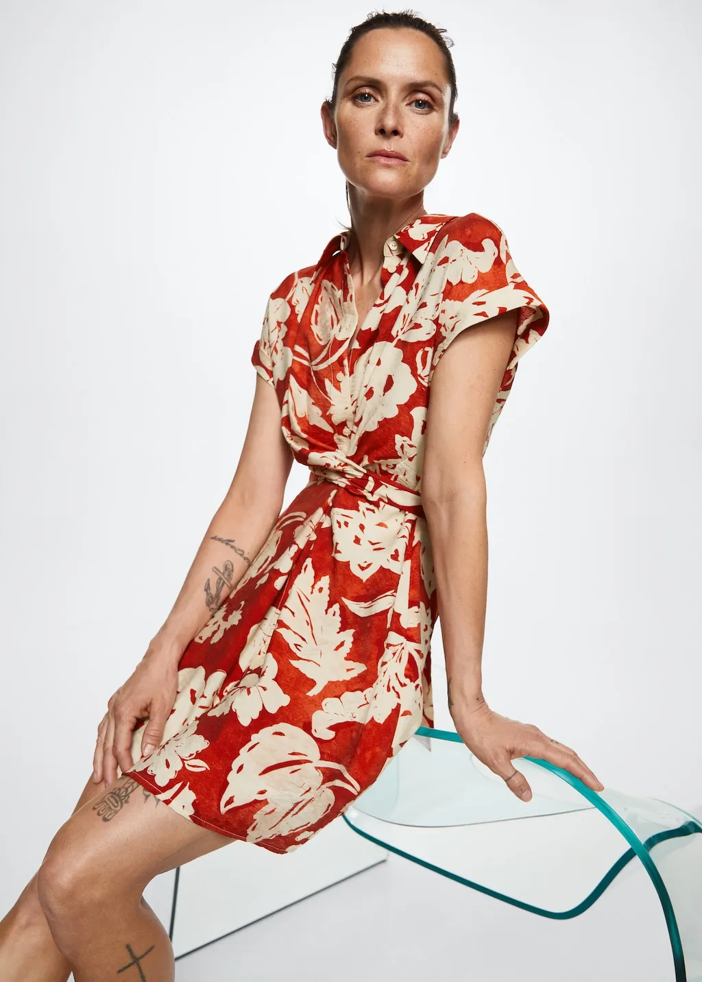 Vestito camicione fiori