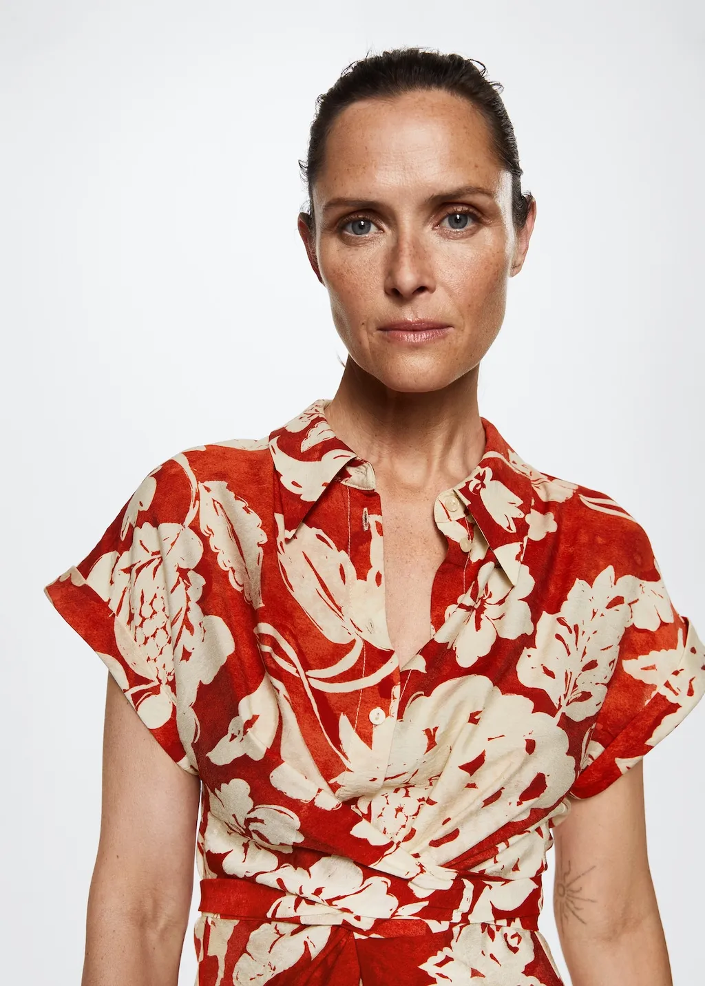 Vestito camicione fiori
