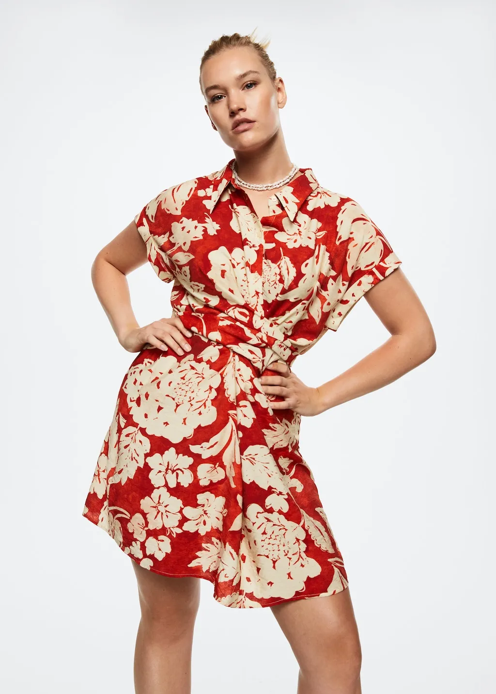 Vestito camicione fiori