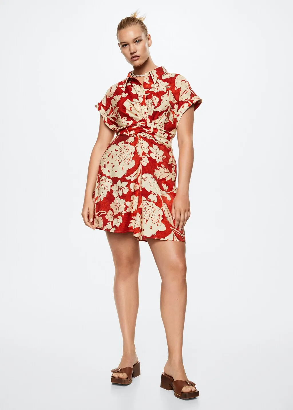 Vestito camicione fiori
