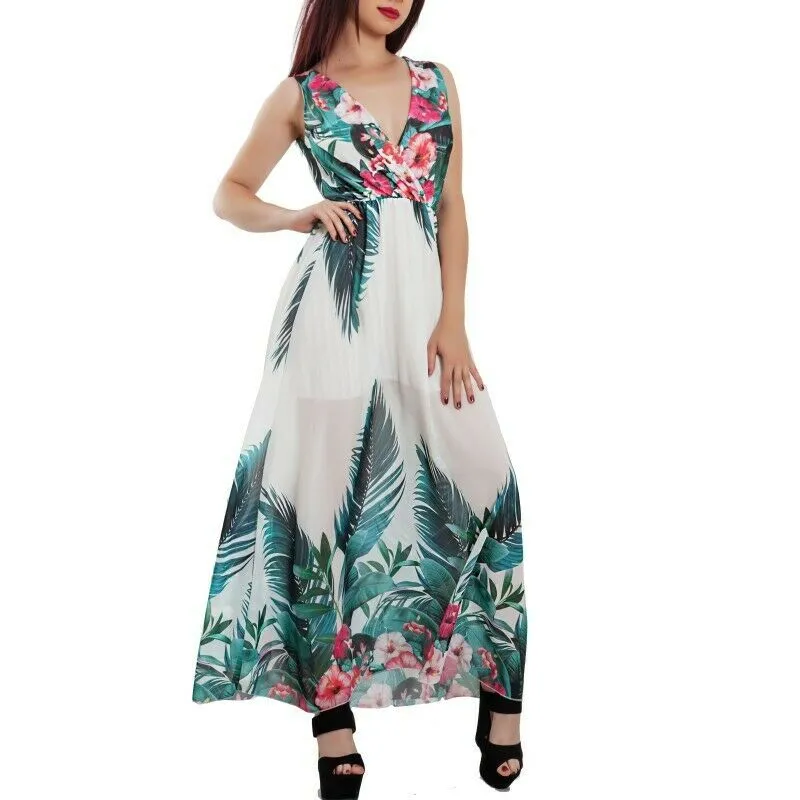 Vestito donna abito lungo JL-2679