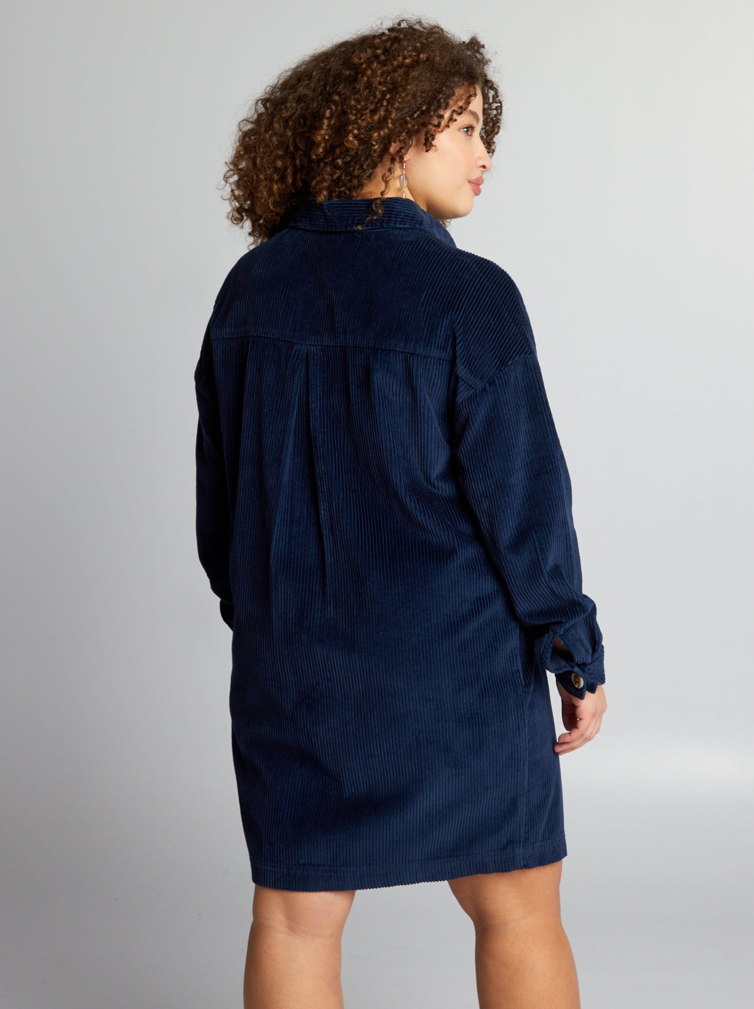 Vestito in velluto - BLU